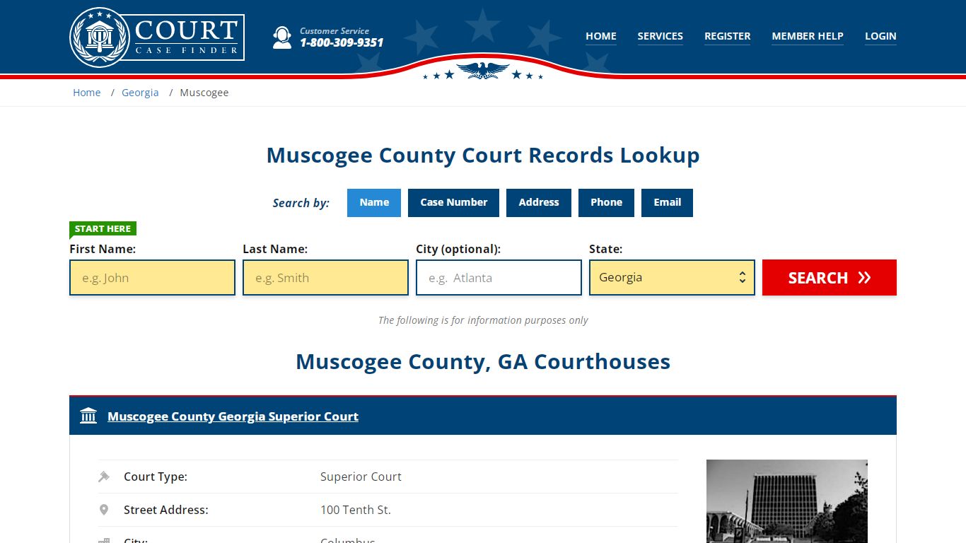 Muscogee County Court Records | GA Case Lookup